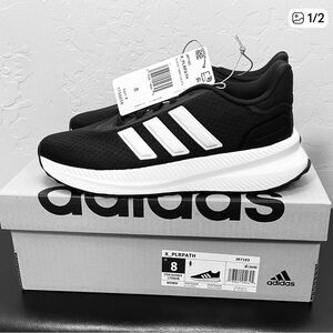 Adidas Black and White Running Shoes